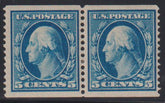 US Washington - Franklin #355 Mint\Hinged F - VF+